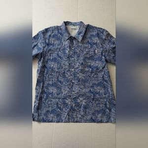 Columbia Performance Fishing Gear PFG Men's Short Sleeve Fishing Shirt Blue